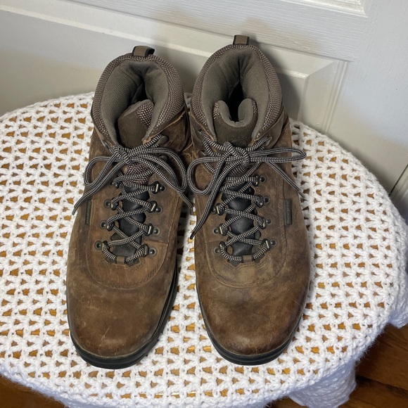 Timberland White Ledge Hiking Boots WP Mid-Cut Ankle Brown Black Waterproof 12 W - Picture 4 of 17